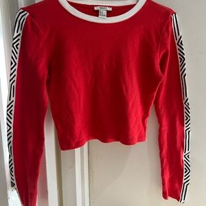 Forever 21 crop top designs long sleeve